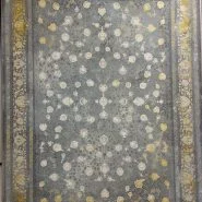 فرش 1500شانه یاسمن طلایی دودی
